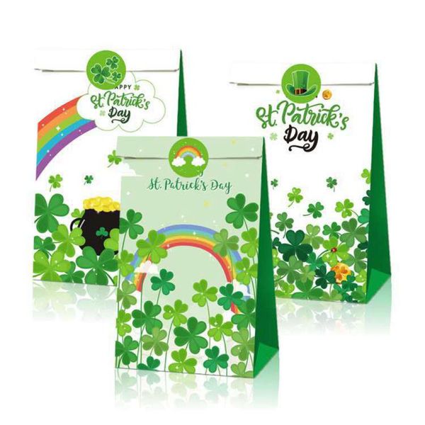 gift wrap x12 st. patrick's day party paper bag with x18 stickers 150g quality environmental kraft packing
gift wrap x12 st. patrick's day party paper bag with x18 stickers 150g quality environmental kraft packing