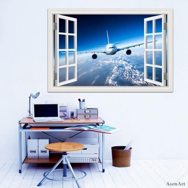 wall stickers 3d airplane wallpaper removable sticker art mural large szie window blue sky decal home decor modern living room
wall stickers 3d airplane wallpaper removable sticker art mural large szie window blue sky decal home decor modern living room