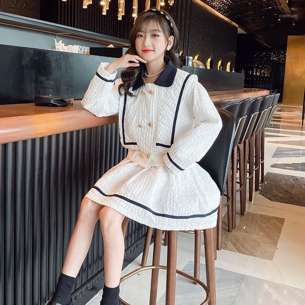 clothing sets 2021 girls clothes set spring autumn sweater + pleated skirt 2 pcs boutique kids suit 10 12 14 year children, White
clothing sets 2021 girls clothes set spring autumn sweater + pleated skirt 2 pcs boutique kids suit 10 12 14 year children, White