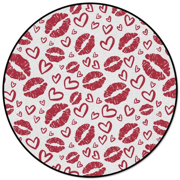 carpets lipstick print love round rug for living room home decor kids children's bedroom area rugs mats
carpets lipstick print love round rug for living room home decor kids children's bedroom area rugs mats
