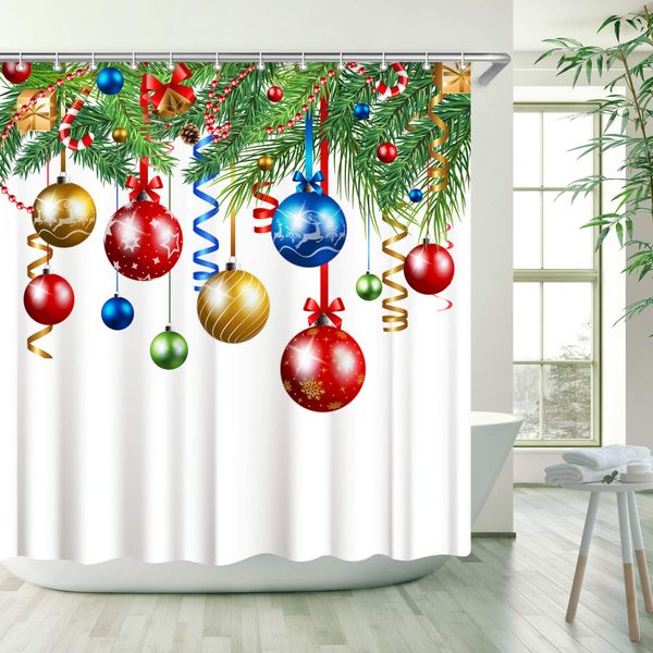xmas shower curtain, merry christmas shower curtains set with 12 hooks, waterproof shower curtain, decor baubles christmas balls
xmas shower curtain, merry christmas shower curtains set with 12 hooks, waterproof shower curtain, decor baubles christmas balls