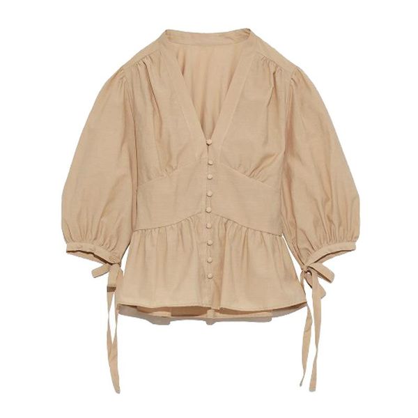 women's blouses & shirts ulzzang harajuku v-neck cotton linen women 2021 korean fashion half sleeve elegant chemisier femme ladies top, White
women's blouses & shirts ulzzang harajuku v-neck cotton linen women 2021 korean fashion half sleeve elegant chemisier femme ladies top, White