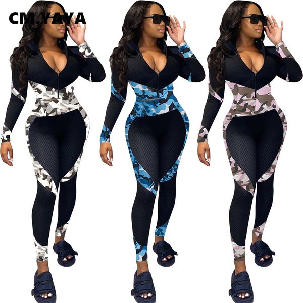 autumn camouflage splicing sweatsuit womens set zipper legging pant set trasuit matching two piece fitness outfitby air, White
autumn camouflage splicing sweatsuit womens set zipper legging pant set trasuit matching two piece fitness outfitby air, White