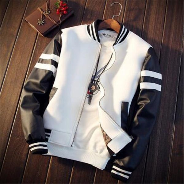 men's jackets slim bomber jacket men overcoat casual varsity baseball pilot college plus size clothing, Black;brown
men's jackets slim bomber jacket men overcoat casual varsity baseball pilot college plus size clothing, Black;brown
