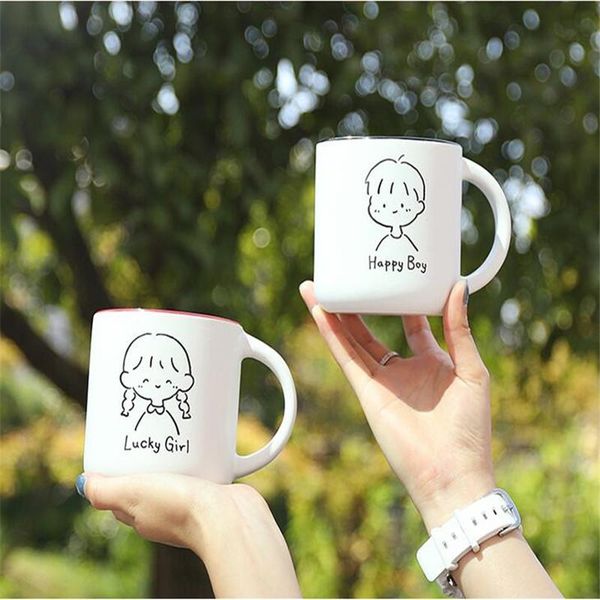 mugs korean lovely cartoon student milk cup ceramic girl water mug coffee breakfast couple drinking with handle
mugs korean lovely cartoon student milk cup ceramic girl water mug coffee breakfast couple drinking with handle