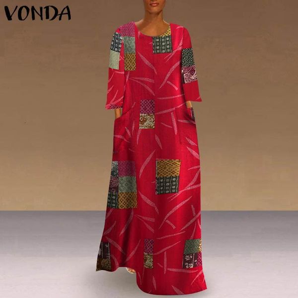 casual dresses vonda women's maxi long sleeve patchwork baggy bohemian printed vestidos party cotton robe baok, Black;gray
casual dresses vonda women's maxi long sleeve patchwork baggy bohemian printed vestidos party cotton robe baok, Black;gray