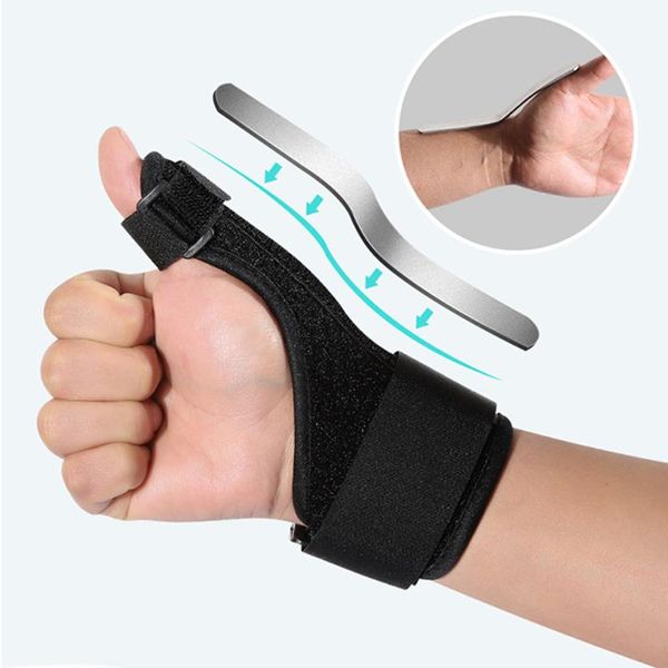 wrist support thumb guard finger joints steel plate anti-sprain adjustable palm sports protective gear, Black;red
wrist support thumb guard finger joints steel plate anti-sprain adjustable palm sports protective gear, Black;red