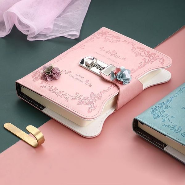 1pcs retro password book with lock thickened hand ledger stationery notebook student writing notepads, Purple;pink
1pcs retro password book with lock thickened hand ledger stationery notebook student writing notepads, Purple;pink