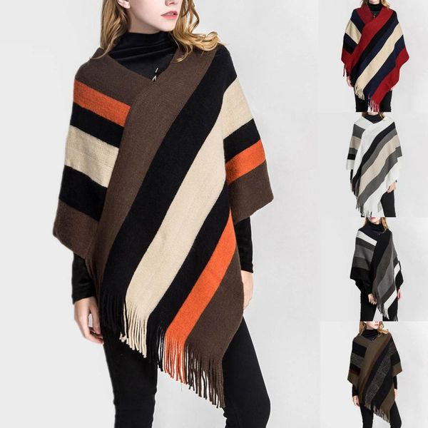 scarves fashion women winter blanket striped splicing patchwork soft wrap casual warm shawl wraps foulard echarpe femme#35, Blue;gray
scarves fashion women winter blanket striped splicing patchwork soft wrap casual warm shawl wraps foulard echarpe femme#35, Blue;gray
