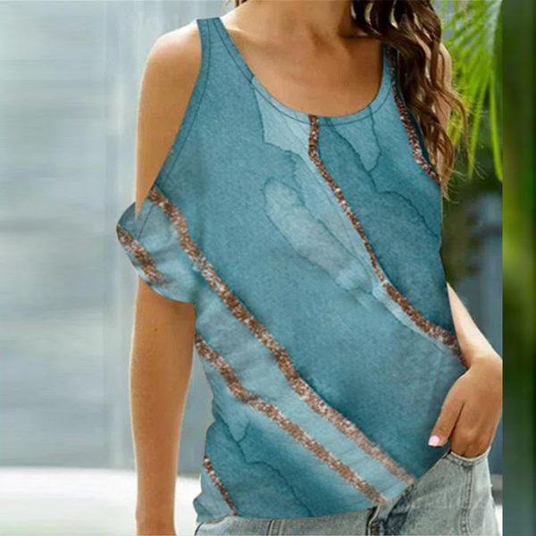 women's blouses & shirts women cold shoulder short sleeve shirt spring summer pattern print fashion o neck elegant office lady pul, White
women's blouses & shirts women cold shoulder short sleeve shirt spring summer pattern print fashion o neck elegant office lady pul, White