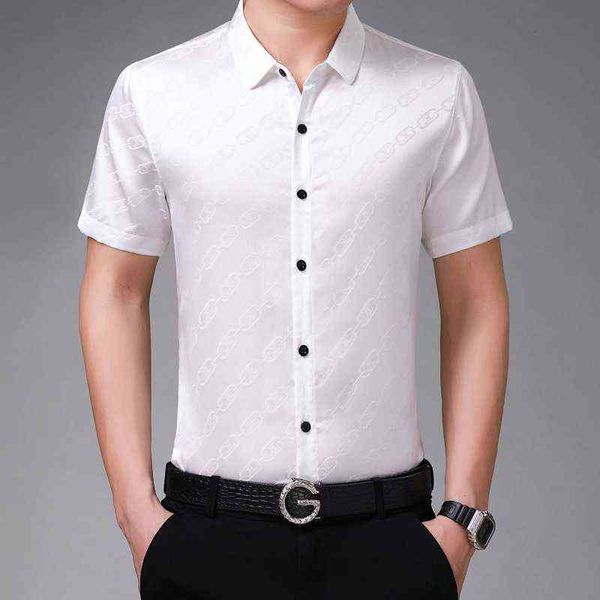 2021 imitation mulberry silk long sleeve thin summer men's shirt middle-aged and elderly dad's chine style, White;black
2021 imitation mulberry silk long sleeve thin summer men's shirt middle-aged and elderly dad's chine style, White;black