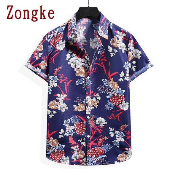 men's casual shirts zongke floral printed beach for men clothing short sleeve hawaiian shirt vintage -2xl 2021 arrivals, White;black
men's casual shirts zongke floral printed beach for men clothing short sleeve hawaiian shirt vintage -2xl 2021 arrivals, White;black