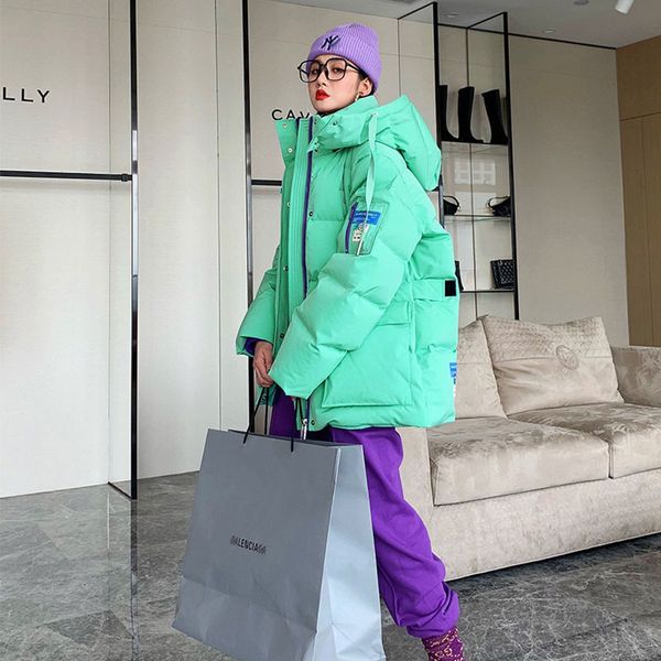 down jacket xiaojing same 2021 off-season large wool collar thickened loose casual work clothes medium and long women's coat, Black
down jacket xiaojing same 2021 off-season large wool collar thickened loose casual work clothes medium and long women's coat, Black