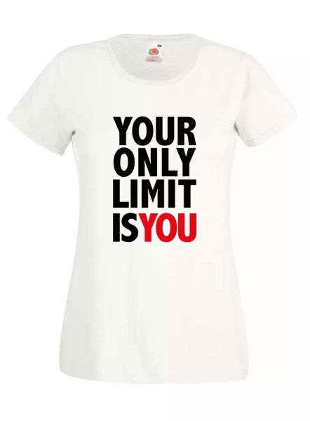 t-shirt shirt women j2154 your only limit is you without tumblr sentence cit, White;black
t-shirt shirt women j2154 your only limit is you without tumblr sentence cit, White;black
