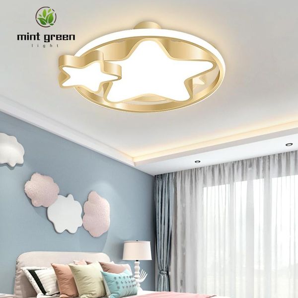 wall lamp modern led surface mount ceiling lights for children's room star-shaped panel light study bedroom kitchen lighting fixtures