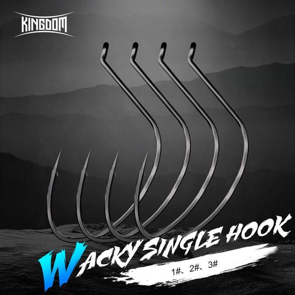fishing hooks kingdom wacky single black nickel coating 1# 2# 3# sharp hook tip soft worm lure tackle 15pcs/lot
fishing hooks kingdom wacky single black nickel coating 1# 2# 3# sharp hook tip soft worm lure tackle 15pcs/lot