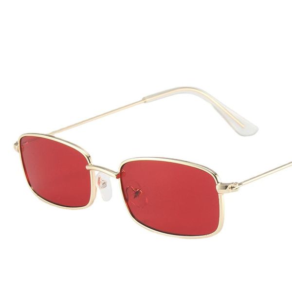 sunglasses est designer vintage retro metal frame small square shades gold leg stock, White;black
sunglasses est designer vintage retro metal frame small square shades gold leg stock, White;black