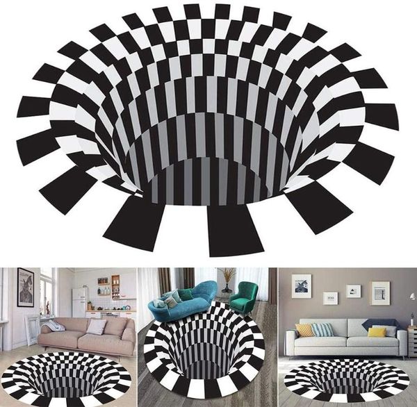 carpets home decoration living room hallway rugs black white grid print 3d illusion vortex bottomless hole floor carpet antiskid mat
carpets home decoration living room hallway rugs black white grid print 3d illusion vortex bottomless hole floor carpet antiskid mat