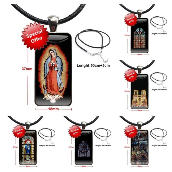 pendant necklaces fashion necklace handmade rectangle shape choker jewelry multi designs notre dame de paris the virgin of guadalupe, Silver
pendant necklaces fashion necklace handmade rectangle shape choker jewelry multi designs notre dame de paris the virgin of guadalupe, Silver