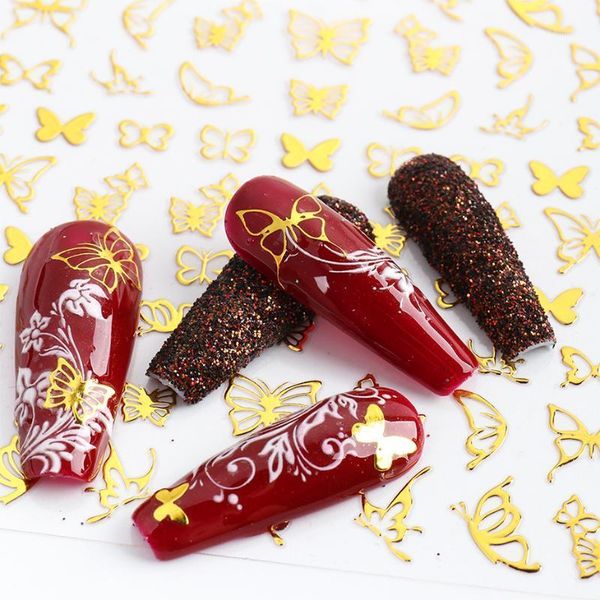 bronzing butterfly slider for nail gold leaf flower sticker full wrap adhesive summer holographic decoration sa1787-11, Black
bronzing butterfly slider for nail gold leaf flower sticker full wrap adhesive summer holographic decoration sa1787-11, Black