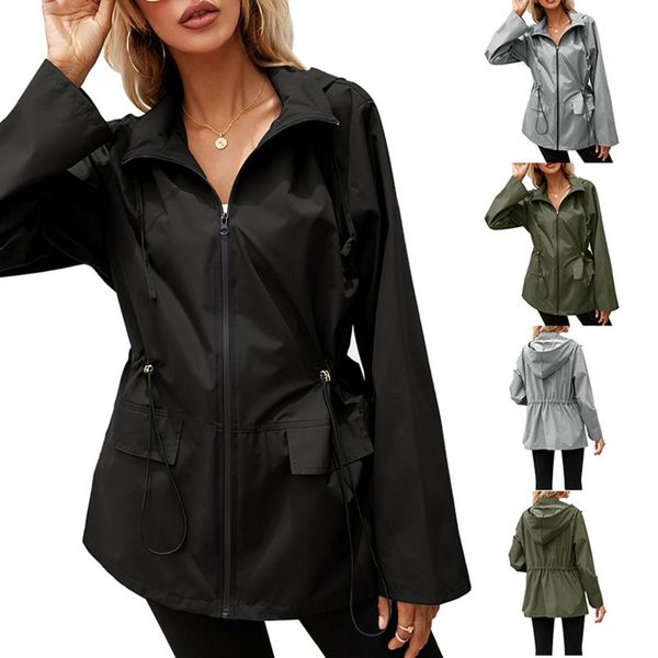women's jackets imcute autumn thin lightweight sports jacket hooded long sleeve zipper casual pocket drawstring waterproof, Black;brown
women's jackets imcute autumn thin lightweight sports jacket hooded long sleeve zipper casual pocket drawstring waterproof, Black;brown