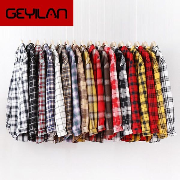 fashion women plaid shirt chic checked blouse long sleeve female casual print shirts loose cotton blusas women's blouses, White
fashion women plaid shirt chic checked blouse long sleeve female casual print shirts loose cotton blusas women's blouses, White