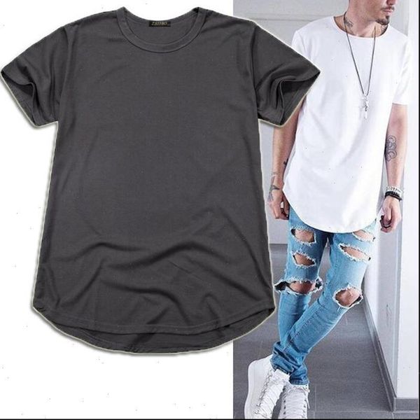 high womens quality street mens long section loose oversize hip hop version curved t shirt large size male, White
high womens quality street mens long section loose oversize hip hop version curved t shirt large size male, White