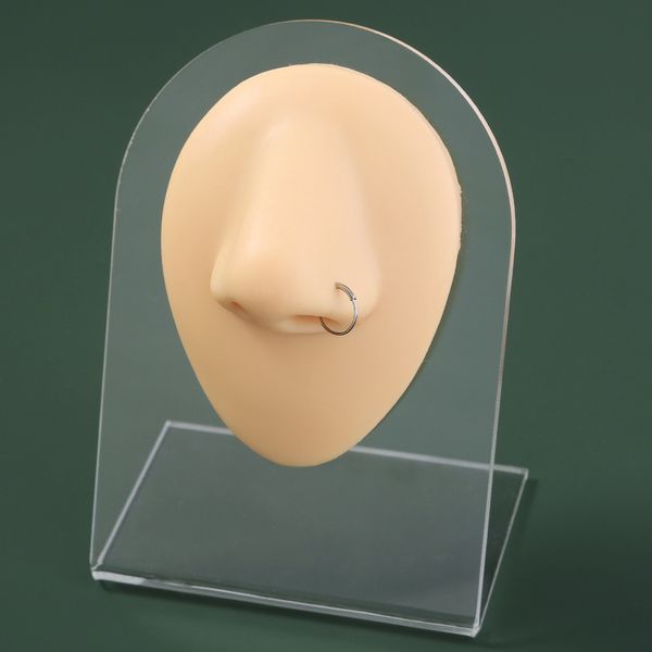 2021 new trend stainless steel can open round puncture ring, nose ring fashion jewelry, Silver
2021 new trend stainless steel can open round puncture ring, nose ring fashion jewelry, Silver