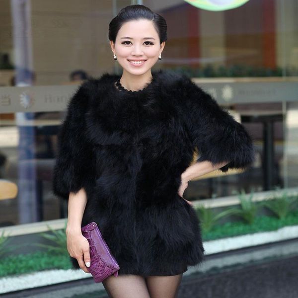 women's fur & faux winter thick outwear coats genuine raccoon jacket oem/retail/wholesale ctf061, Black
women's fur & faux winter thick outwear coats genuine raccoon jacket oem/retail/wholesale ctf061, Black