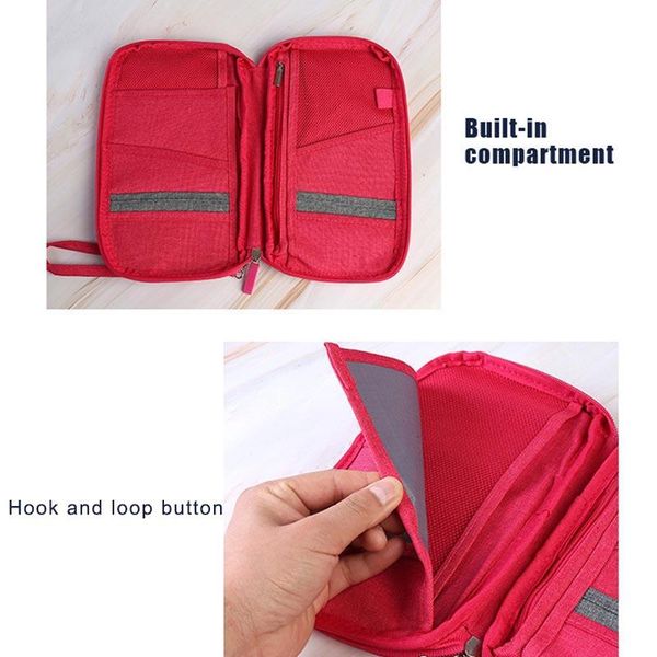 card holders 1 pcs ticket passport id document organizer holder bag purse travel pouch case k2, Brown;gray
card holders 1 pcs ticket passport id document organizer holder bag purse travel pouch case k2, Brown;gray