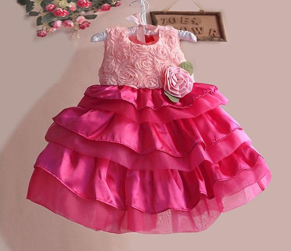 girl's dresses amazing flower baby girl summer dress purple red big bow girls party kids clothes for halloween birthday 9m-5t, Red;yellow
girl's dresses amazing flower baby girl summer dress purple red big bow girls party kids clothes for halloween birthday 9m-5t, Red;yellow