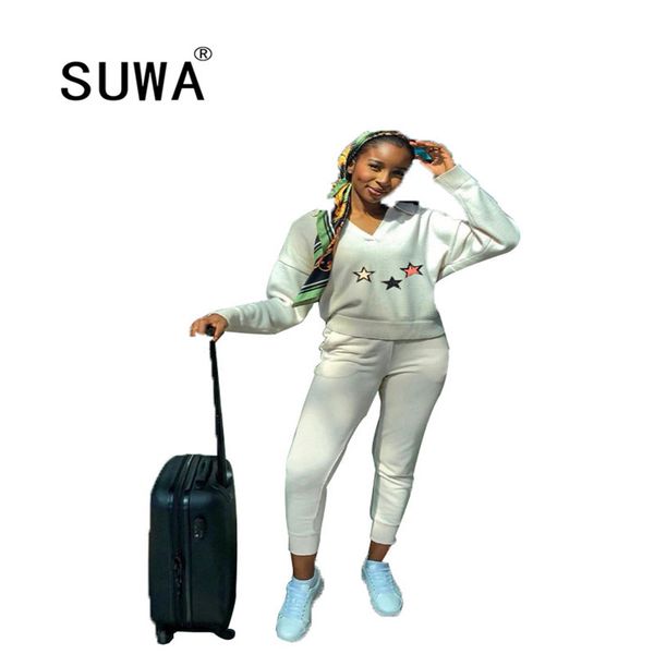 fall winter clothes casual 2 pieces outfits women star printed hoodies retro joggers pants matching sets streetwear 210525, White
fall winter clothes casual 2 pieces outfits women star printed hoodies retro joggers pants matching sets streetwear 210525, White