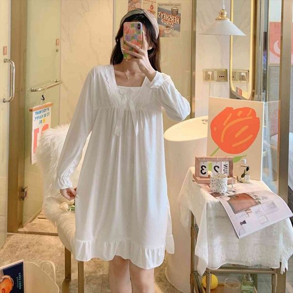 white long sleeve vintage women sleepwear nightgown lace nightdress spring sleep night dress loose princess womens nightgowns, Black;red
white long sleeve vintage women sleepwear nightgown lace nightdress spring sleep night dress loose princess womens nightgowns, Black;red