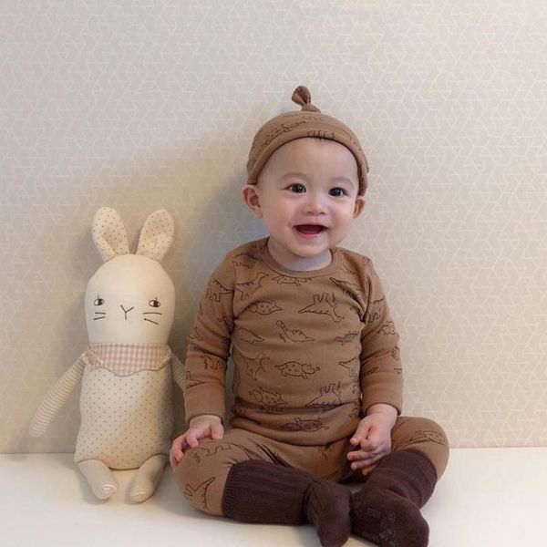 new 2021 baby boy clothes cotton baby girl clothing sets cartoon dinosaurs long-sleeved t-shirt+pants infant clothes 2pcs suit, Blue
new 2021 baby boy clothes cotton baby girl clothing sets cartoon dinosaurs long-sleeved t-shirt+pants infant clothes 2pcs suit, Blue