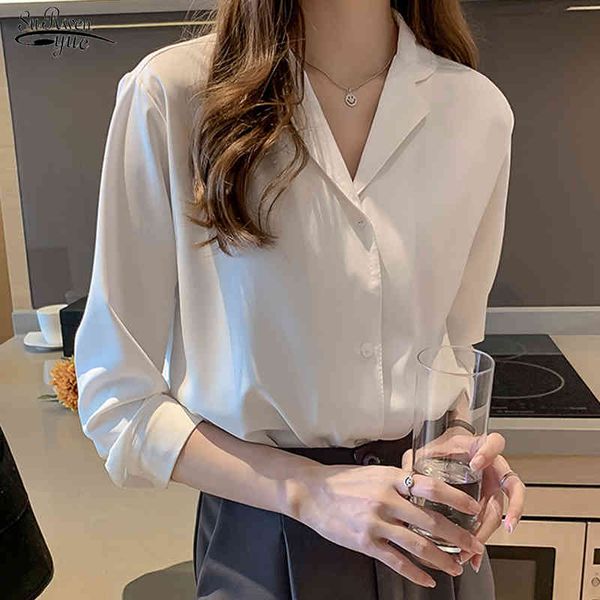 korean v-neck shirts women long sleeve cardigan clothing chiffon blouse solid blusas mujer de moda 9380 50 210508, White
korean v-neck shirts women long sleeve cardigan clothing chiffon blouse solid blusas mujer de moda 9380 50 210508, White