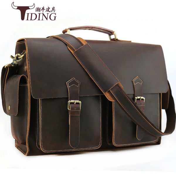 leather tiding men's briefcase 17 inch lapbag crazy horse leather single shoulder msenger enlarged version
leather tiding men's briefcase 17 inch lapbag crazy horse leather single shoulder msenger enlarged version