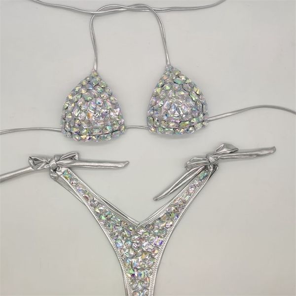 vacation style diamond bikini set bandage open swimwear push up bling stones swimsuit women swim 210625, White;black
vacation style diamond bikini set bandage open swimwear push up bling stones swimsuit women swim 210625, White;black