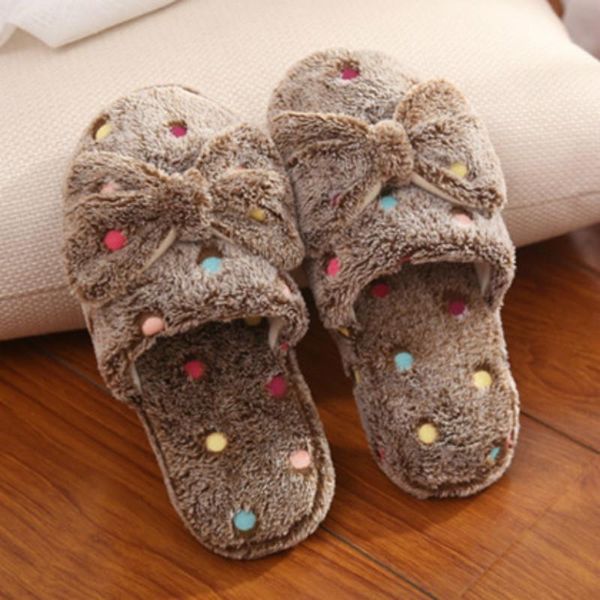 women slippers winter furry warm shoes cute bowknot home casual flat heels ladies house slipper, Black
women slippers winter furry warm shoes cute bowknot home casual flat heels ladies house slipper, Black