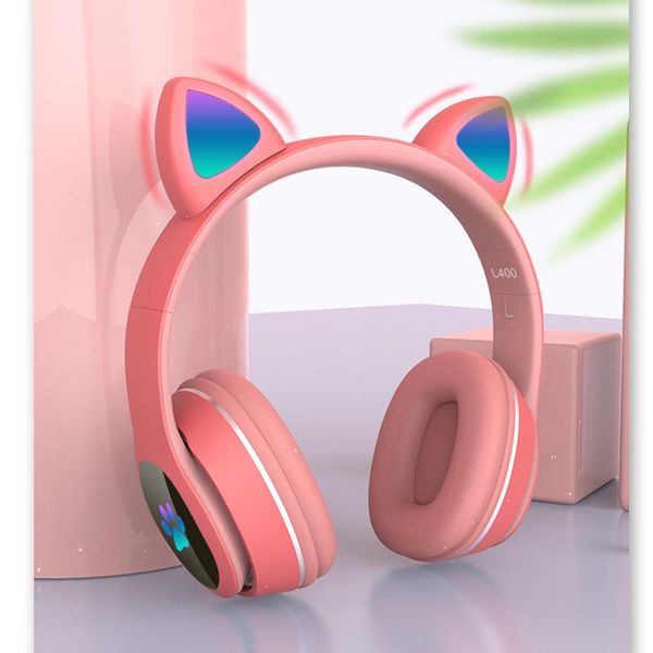 bluetooth headphone headsets v5.0 flashing wireless earbuds foldable game stereo kids earphone with microphone cute cat ear headphones & ear
bluetooth headphone headsets v5.0 flashing wireless earbuds foldable game stereo kids earphone with microphone cute cat ear headphones & ear