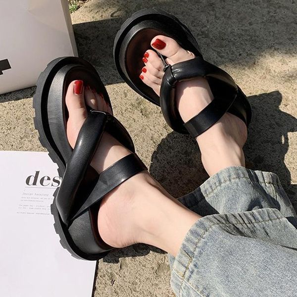 slippers novel special women personality thick bottom mature summer open-toe sandals casual flip flops shoes, Black
slippers novel special women personality thick bottom mature summer open-toe sandals casual flip flops shoes, Black