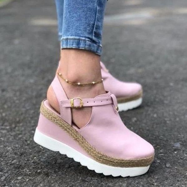 rimocy 2021 women's platform sandals bohemia style summer casual comfortable wedges shoes woman ankle strap plus size 43, Black
rimocy 2021 women's platform sandals bohemia style summer casual comfortable wedges shoes woman ankle strap plus size 43, Black