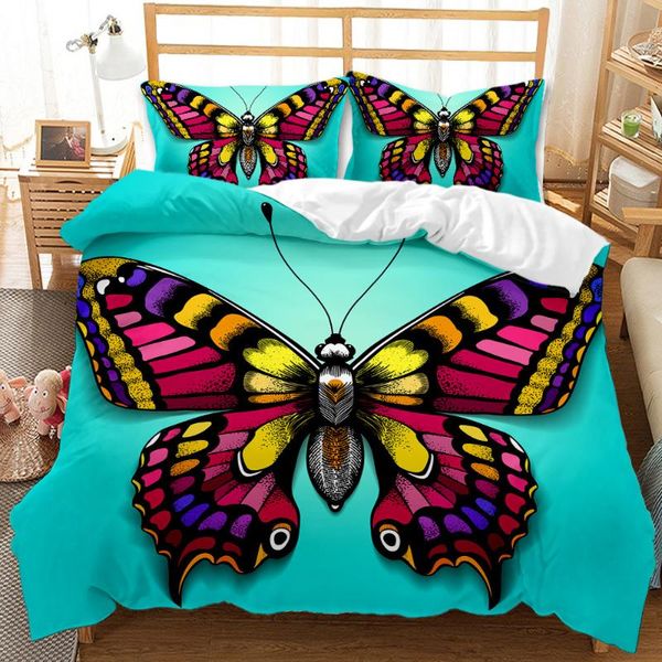 bedding sets elegant butterfly series custom made quilt cover pillow case duvet bed 3d digital printing kit cool