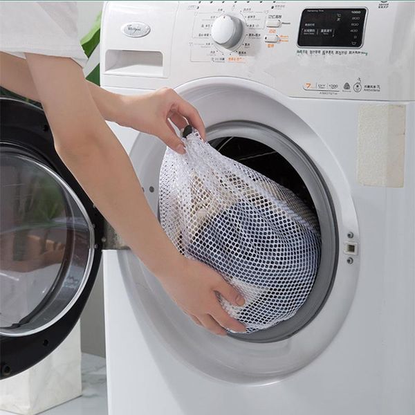 drawstring bra underwear socks foldable washing mesh laundry bag household clothes protection net care accessories bags
drawstring bra underwear socks foldable washing mesh laundry bag household clothes protection net care accessories bags