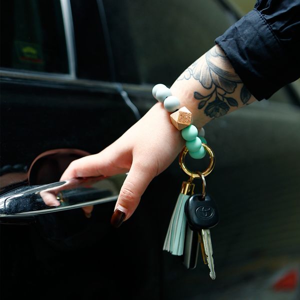 handmade food grade silicone bead bracelet keychain tree of life beech microbead bracelet food grade silicone keychain k68227, Silver
handmade food grade silicone bead bracelet keychain tree of life beech microbead bracelet food grade silicone keychain k68227, Silver