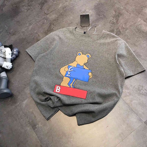 2022 factory wholesale new spring summer 21 matte gray letter print casual loose round neck short sleeve t-shirt, White
2022 factory wholesale new spring summer 21 matte gray letter print casual loose round neck short sleeve t-shirt, White