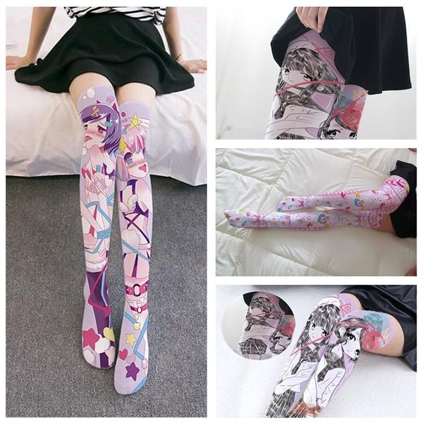 socks & hosiery women thigh high stockings japanese cartoon anime adorable knee cosplay student kawaii lolita printed princess, Black;white
socks & hosiery women thigh high stockings japanese cartoon anime adorable knee cosplay student kawaii lolita printed princess, Black;white