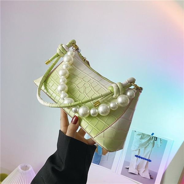stone pattern pearl portable ladies bag 2021 summer style korean fashion gradient color messenger baguette cross body
stone pattern pearl portable ladies bag 2021 summer style korean fashion gradient color messenger baguette cross body