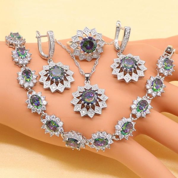 earrings & necklace xutaayi silver colorjewelry sets women multi color semi-precious pendant bracelets ring christmas gift
earrings & necklace xutaayi silver colorjewelry sets women multi color semi-precious pendant bracelets ring christmas gift