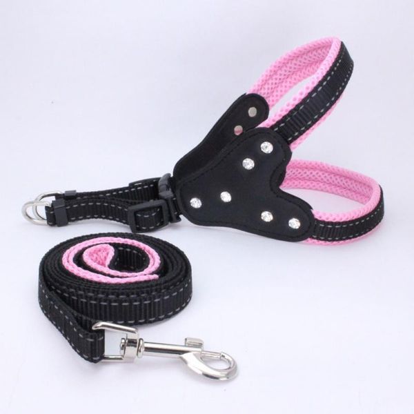 dog collars & leashes soft mesh padded harness leash nylon foam safety pet set for small medium dogs
dog collars & leashes soft mesh padded harness leash nylon foam safety pet set for small medium dogs