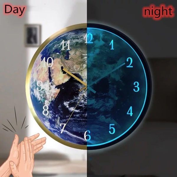 wall clocks led sound and light dual control luminous clock creative earth home living room decorative hanging
wall clocks led sound and light dual control luminous clock creative earth home living room decorative hanging